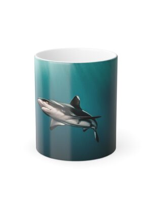 Shark (Mano) Sun Beams Color Morphing Mug, 11oz