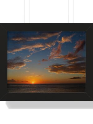 Hawaiian Sunset Framed Horizontal Poster